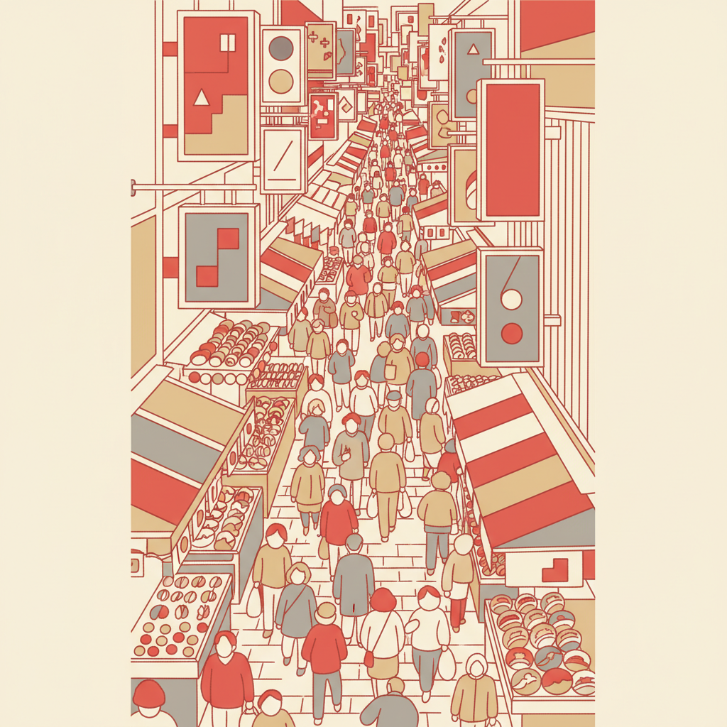 上野阿美橫町的熱鬧街景